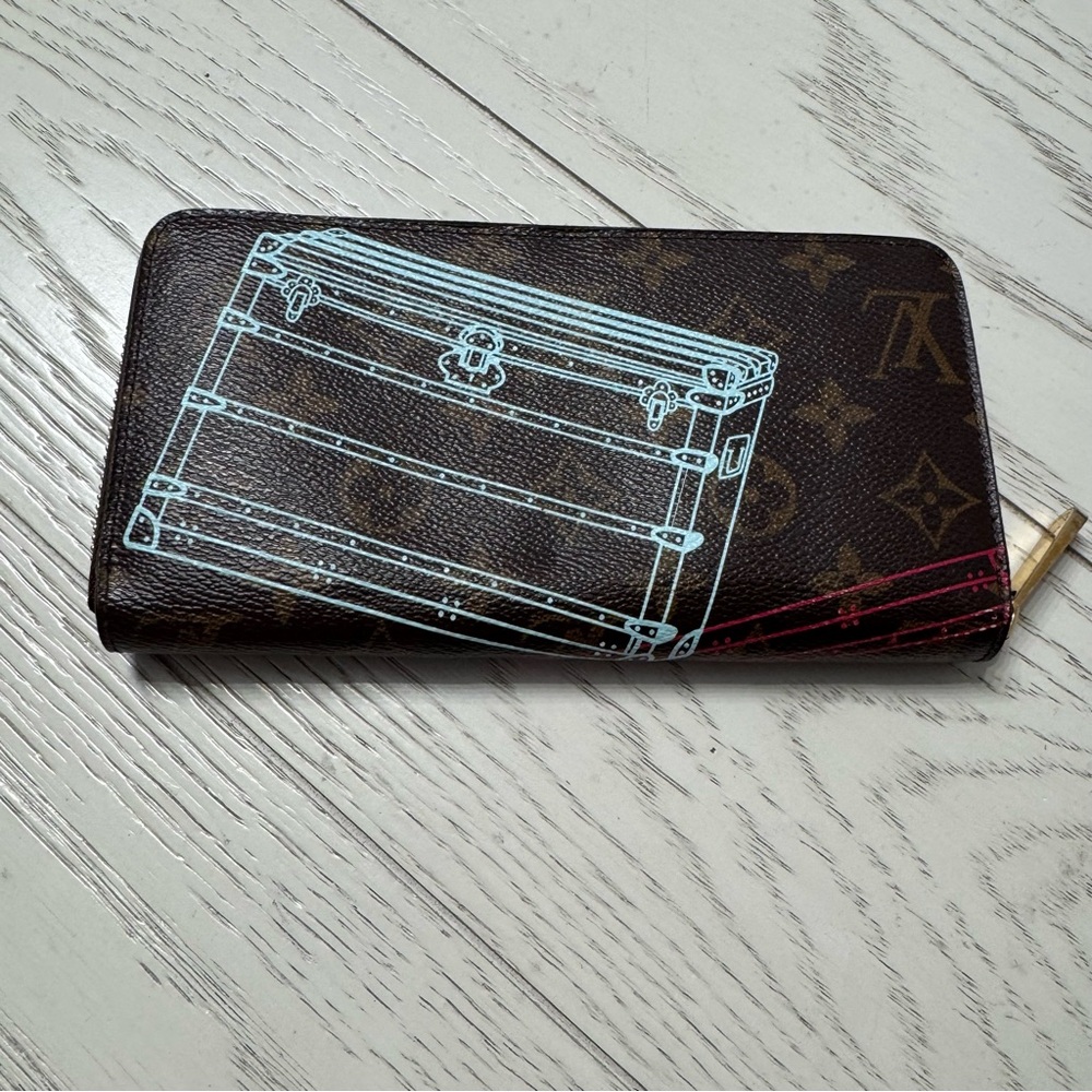 Louis Vuitton Brown and Blue Wallet - Picture 11 of 11